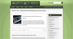Desktop Screenshot of eletroncar.com.br