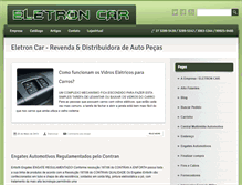 Tablet Screenshot of eletroncar.com.br